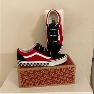 Vans Shoes - Red and Black